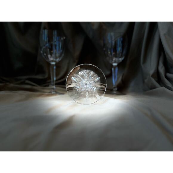 Vintage Uptrend By Mikasa Water Goblets Wine Glasses Stemware set/3 + one Free - Picture 4 of 7